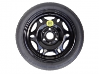 Set - Notrad SMART FORTWO I R15 3x112x57,1 + SCHLÜSSEL + WAGENHEBER + HÜLLE FÜR DEN WAGENHEBER