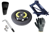 Set - Notrad HYUNDAI TUCSON I R17 5x114,3x67 + SCHLÜSSEL + WAGENHEBER + HÜLLE FÜR DEN WAGENHEBER